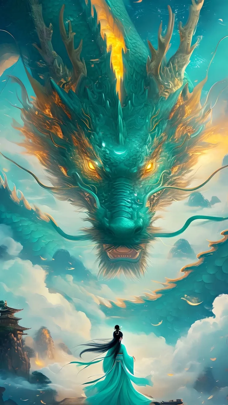 Thanh Long giáng thế, hình nền huyền ảo