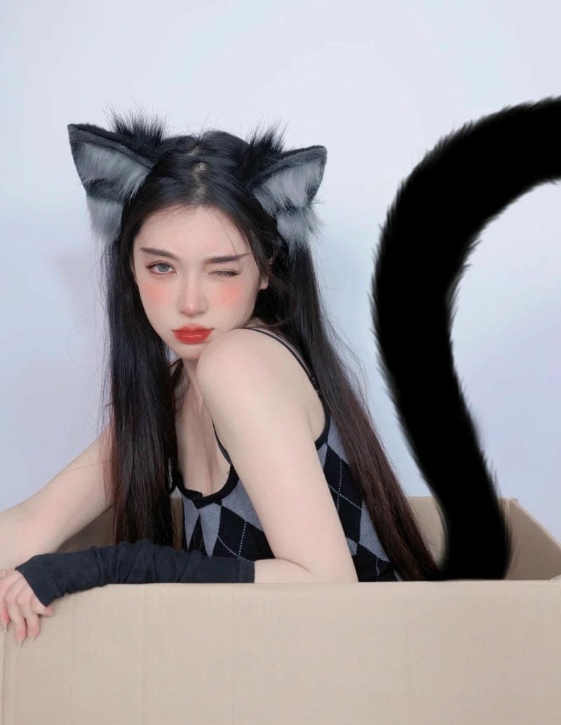 hình ảnh cosplay đuôi mèo 17