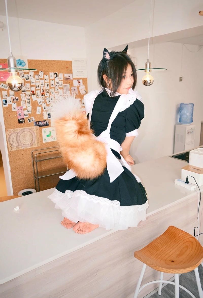 hình ảnh cosplay đuôi mèo 22