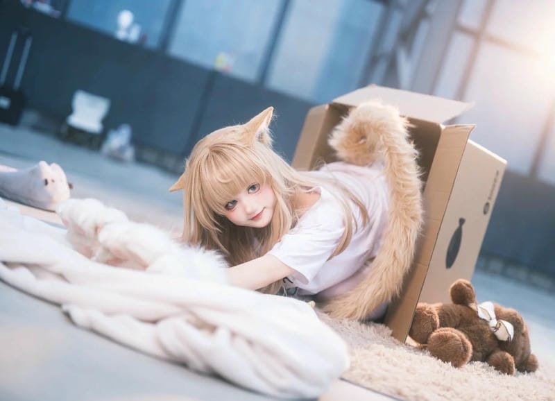 hình ảnh cosplay đuôi mèo 3