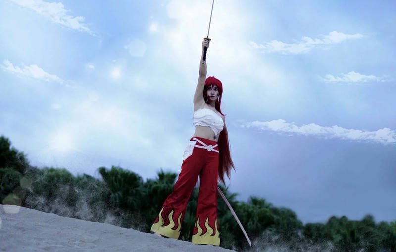 hình ảnh cosplay erza 12