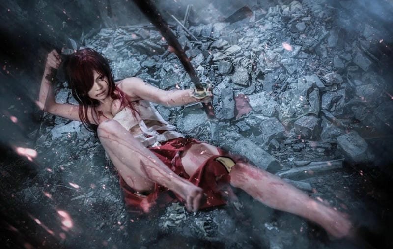 hình ảnh cosplay erza 13