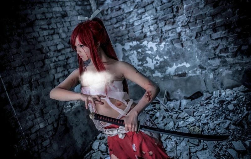 hình ảnh cosplay erza 14