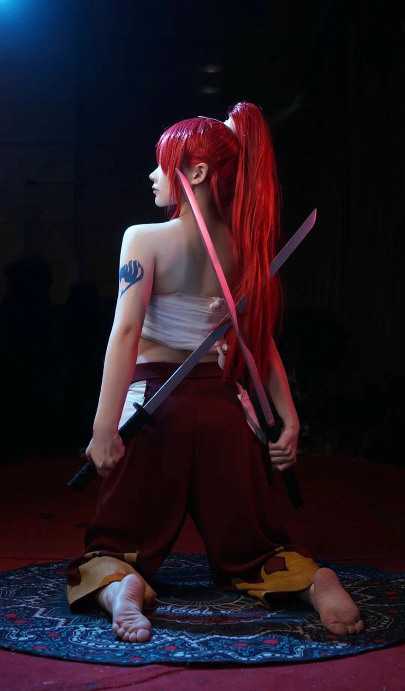 hình ảnh cosplay erza 2