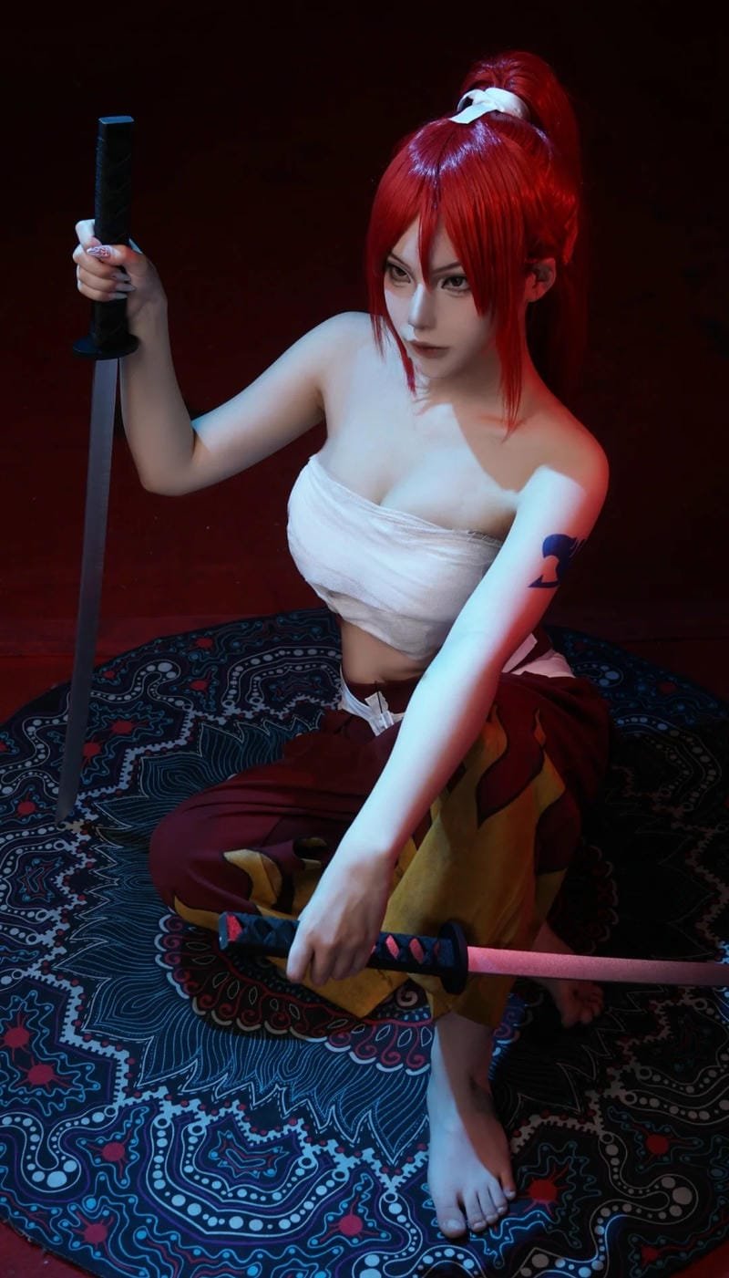 hình ảnh cosplay erza 4