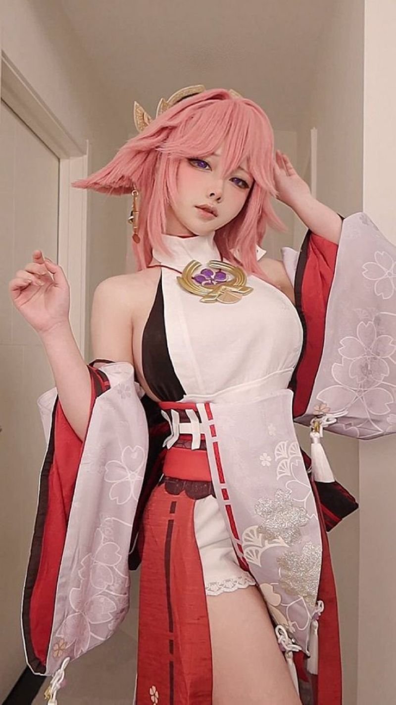 hình ảnh cosplay luyến trụ sexy 10