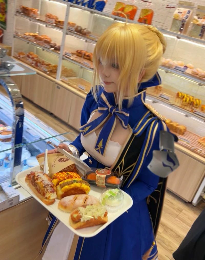 hình ảnh cosplay saber 26