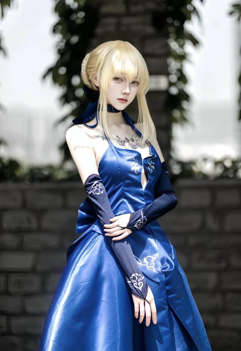 hình ảnh cosplay saber 29