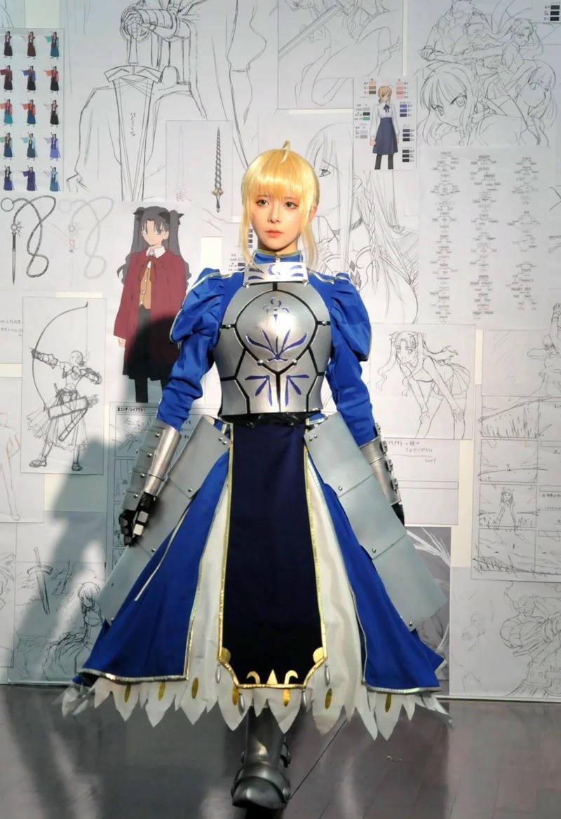 hình ảnh cosplay saber 7