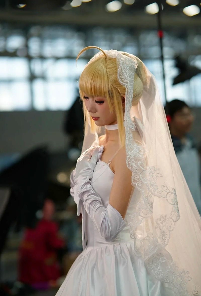 hình ảnh cosplay saber bride 10