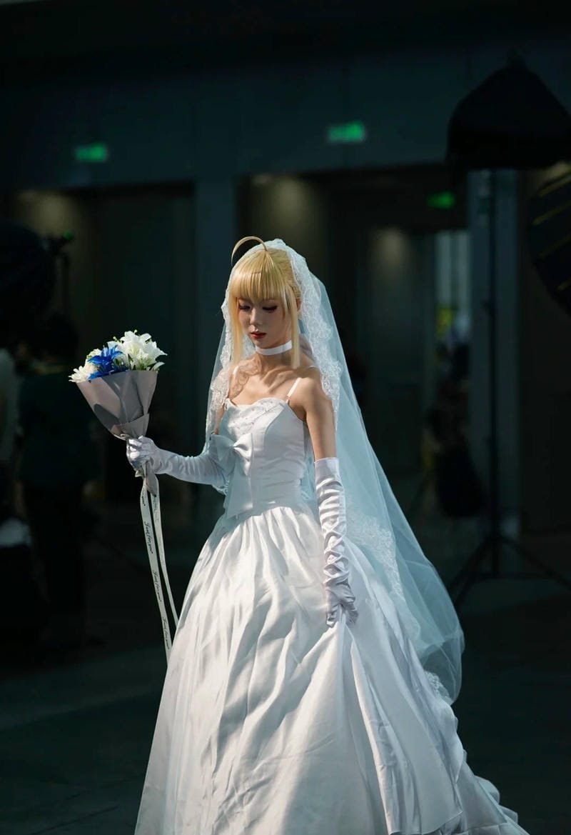 hình ảnh cosplay saber bride 11