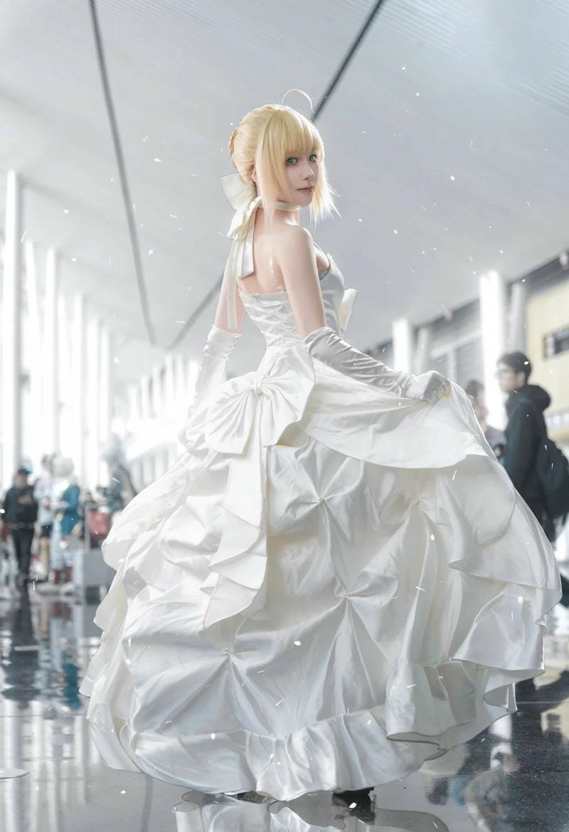 hình ảnh cosplay saber bride 16