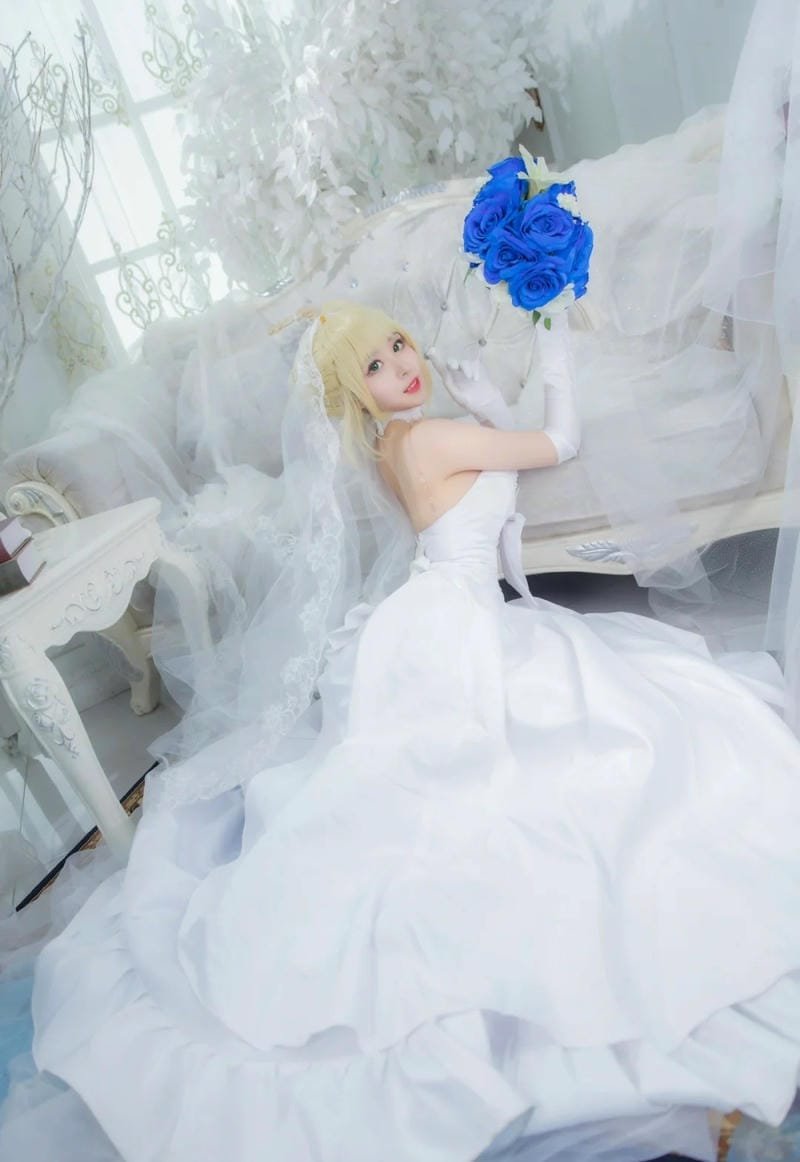 hình ảnh cosplay saber bride 29