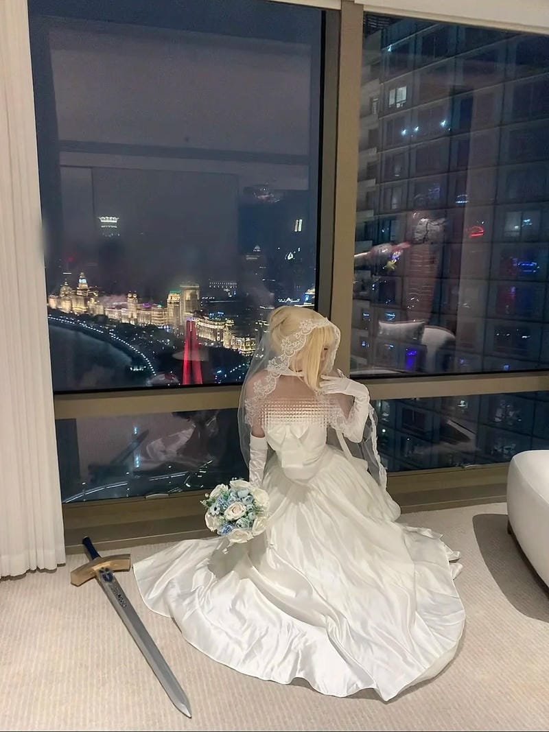 hình ảnh cosplay saber bride 2
