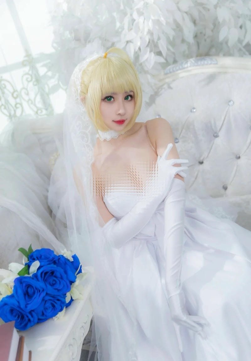 hình ảnh cosplay saber bride 25