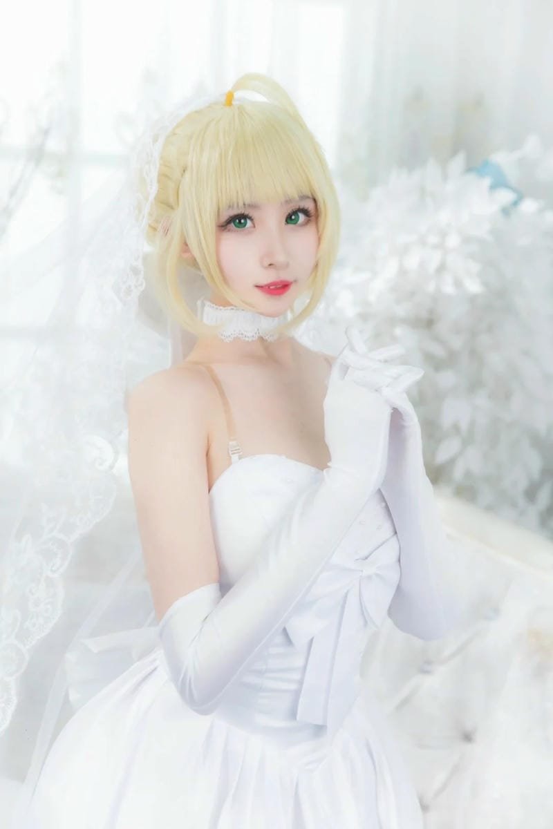 hình ảnh cosplay saber bride 28