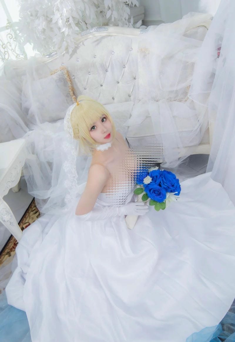 hình ảnh cosplay saber bride 29