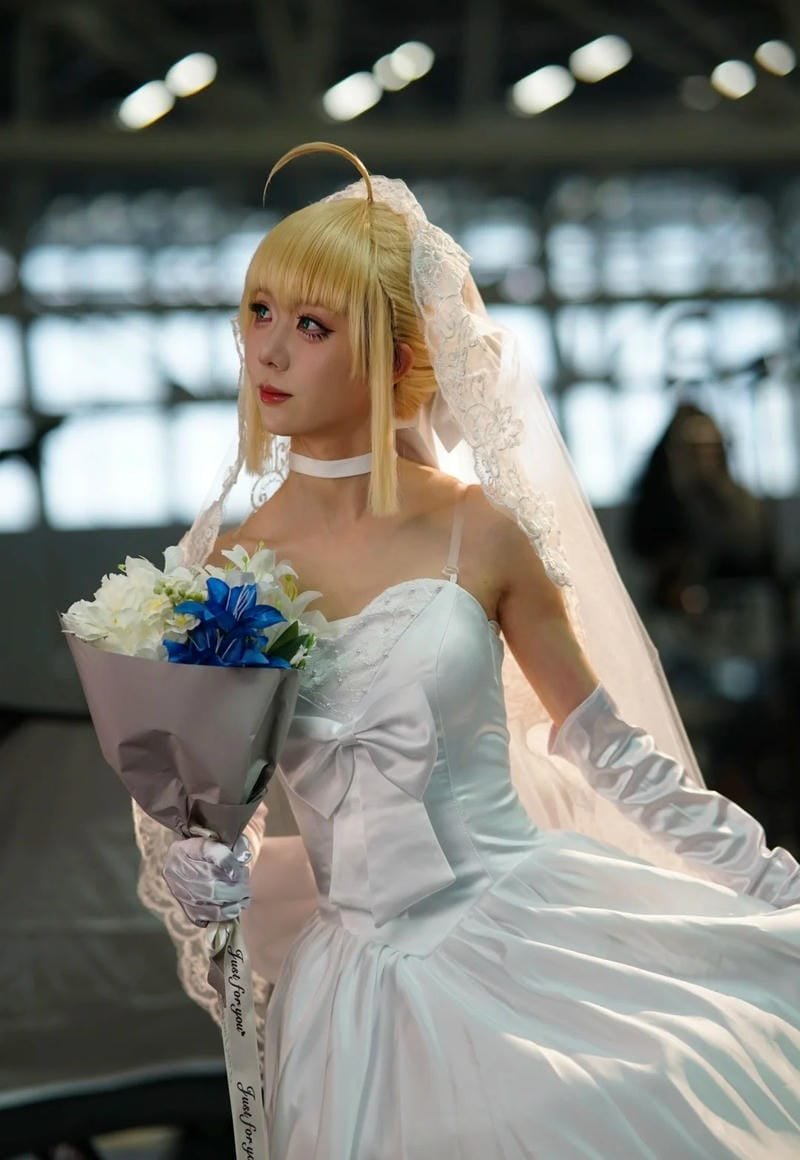 hình ảnh cosplay saber bride 8