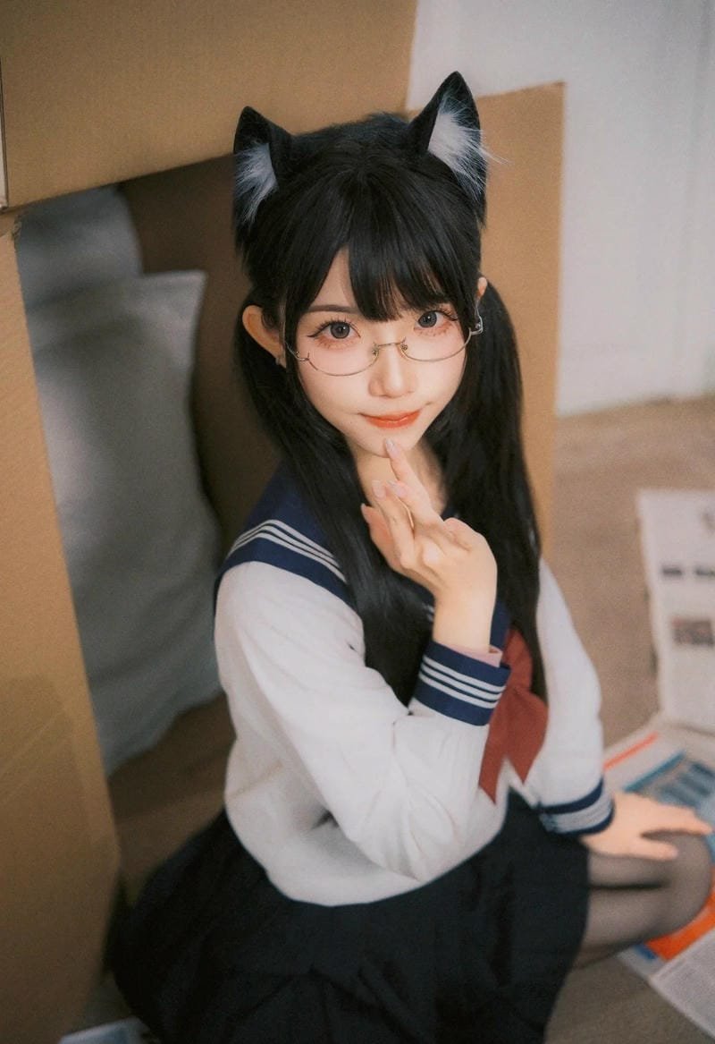 hình ảnh cosplay tai mèo 12