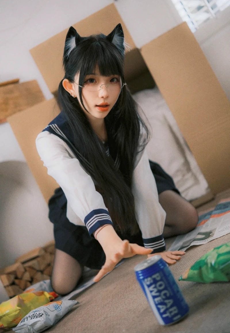 hình ảnh cosplay tai mèo 9