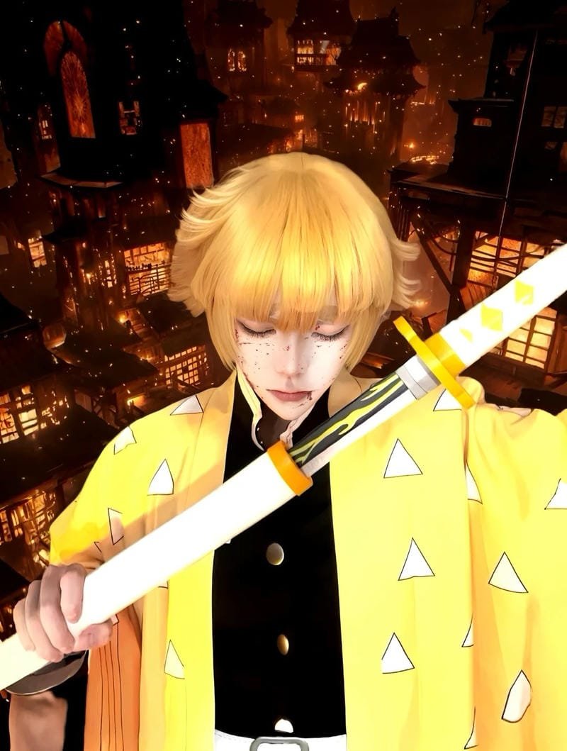 hình ảnh cosplay zenitsu 17