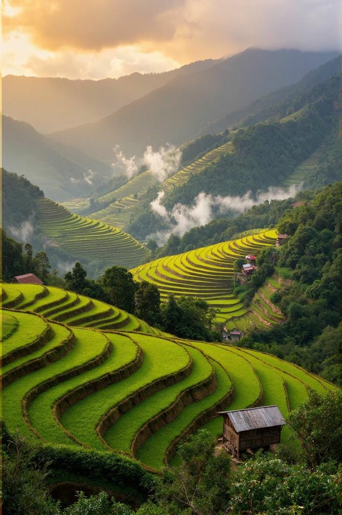 hình ảnh ruộng bậc thang Tây Bắc 11