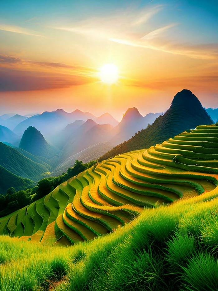 hình ảnh ruộng bậc thang Tây Bắc 4