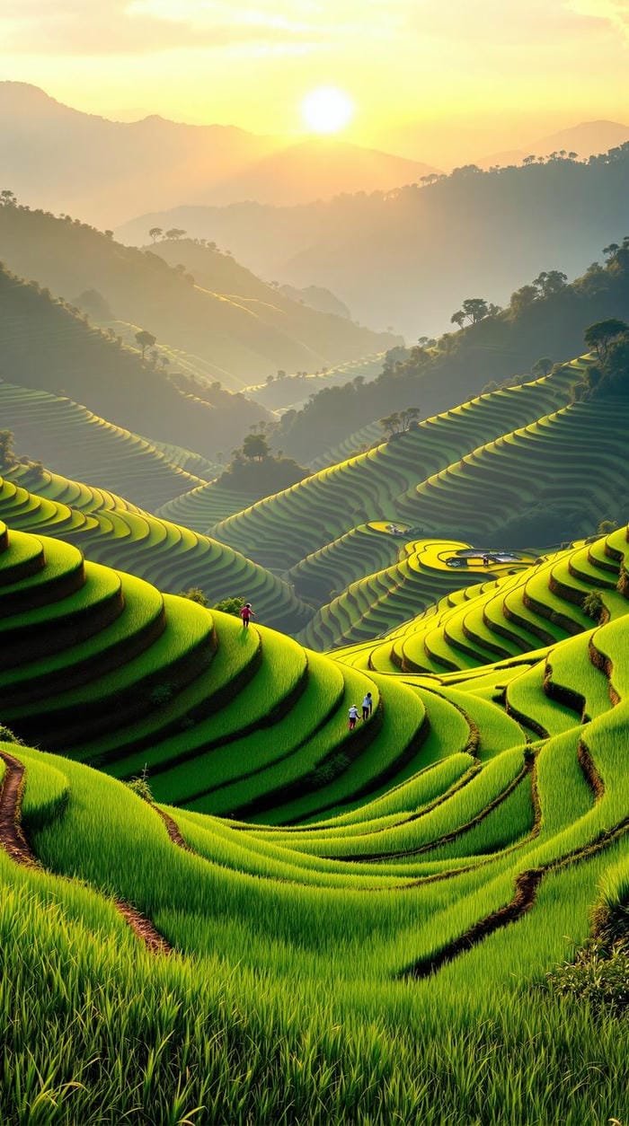 hình ảnh ruộng bậc thang Tây Bắc 8